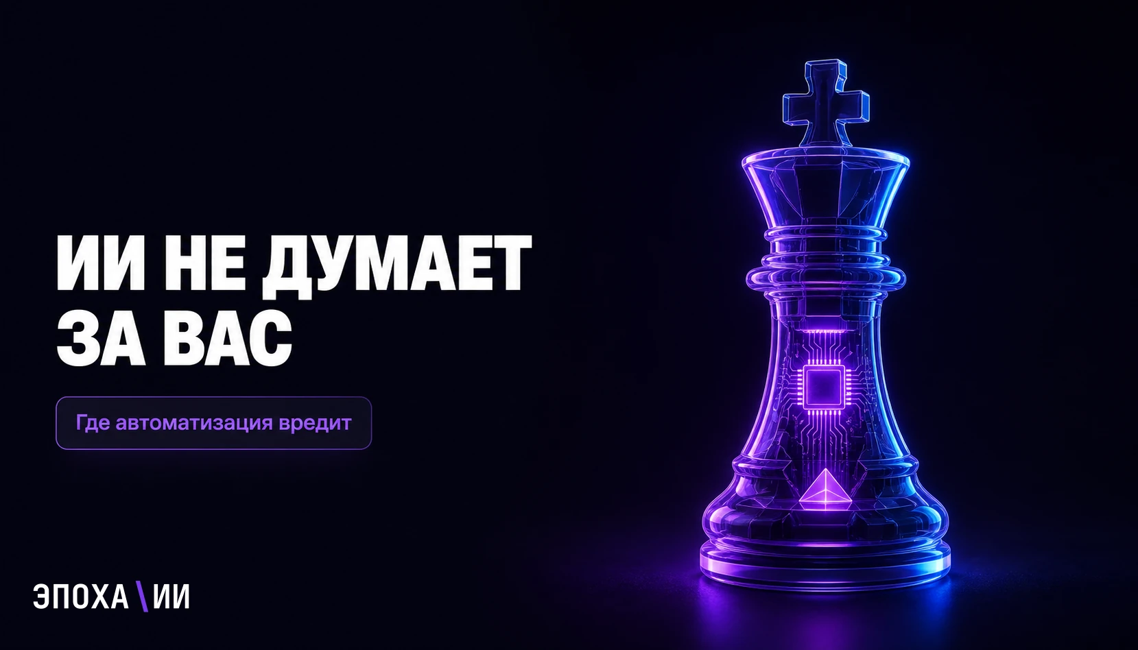 Почему ИИ делает владельцев бизнеса слабее, если ему отдать мышление
